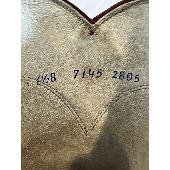 Cowtown Mens women’s Roper Dark Brown Leather Western Boots 6 1/2B Hand Made - Picture 9 of 10